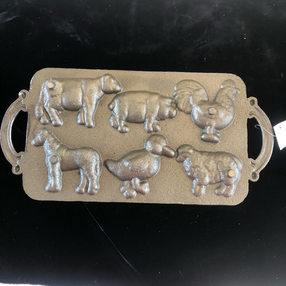 New Farm animal cookie pan Chocolate Molds all metal - Picture 1 of 7